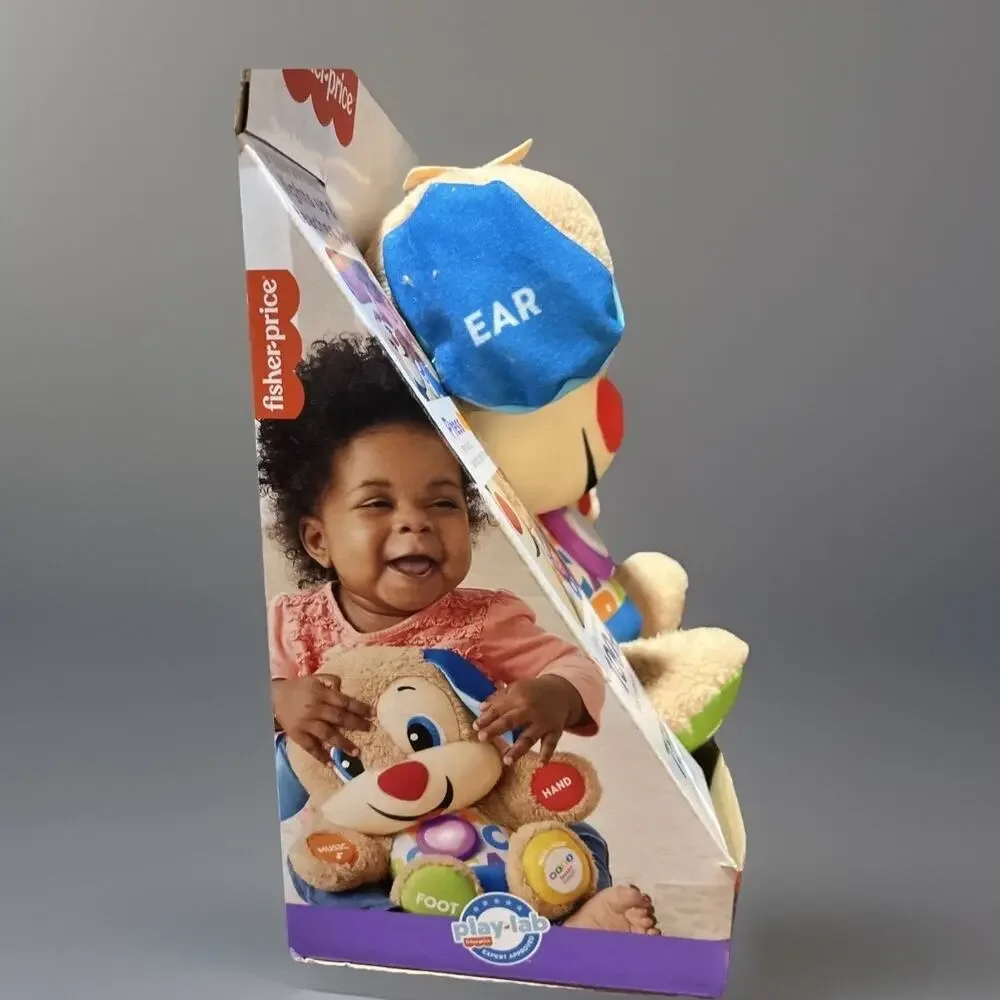 NEW Fisher-Price Laugh & Learn Smart Stages Puppy Interactive Plush Toy NIB